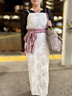 「アイテム（浴衣）」を使った、tsubasa harada    さん（レディース・151cm）の秋コーディネート