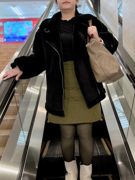 「ATSUGI（アツギ）のアイテム」を使った、tsubasa harada    さん（レディース・151cm）の冬コーディネート