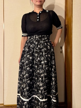 「アイテム（スカート）」を使った、tsubasa harada    さん（レディース・151cm）の夏コーディネート