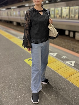 「阪急電車」｜tsubasa harada    さん（レディース・151cm）の春コーディネート