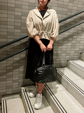 「おちびさん」｜「アイテム（ワンピース/ドレス）」を使った、tsubasa harada    さん（レディース・151cm）の夏コーディネート