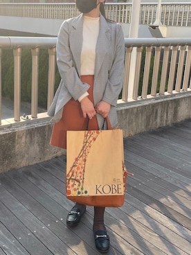 「MAJESTIC LEGON（マジェスティックレゴン）のアイテム（その他アウター）」を使った、tsubasa harada    さん（レディース・151cm）の春コーディネート