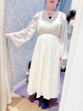 「フレアワンピース」｜tsubasa harada    さん（レディース・151cm）の夏コーディネート