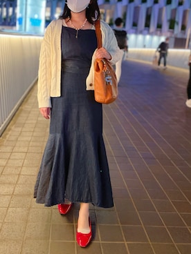 「BELLUNA（ベルーナ）のアイテム」を使った、tsubasa harada    さん（レディース・151cm）の春コーディネート