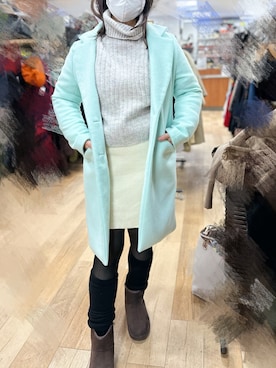 「A part by（アパートバイ）のアイテム（ジャケット/アウター）」を使った、tsubasa harada    さん（レディース・151cm）の冬コーディネート