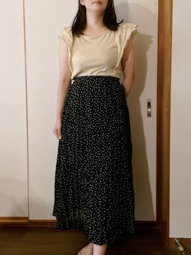 「アイテム（カチューシャ、ゴールド系）」を使った、tsubasa harada    さん（レディース・151cm）の夏コーディネート