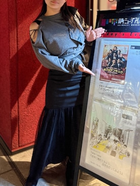 「アイテム（タンクトップ）」を使った、tsubasa harada    さん（レディース・151cm）の秋コーディネート