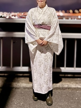 「アイテム（水着/着物・浴衣）」を使った、tsubasa harada    さん（レディース・151cm）の秋コーディネート