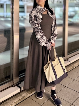 「アイテム（タンクトップ）」を使った、tsubasa harada    さん（レディース・151cm）の秋コーディネート