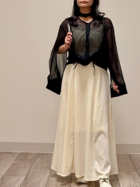 「アイテム（タンクトップ）」を使った、tsubasa harada    さん（レディース・151cm）の夏コーディネート