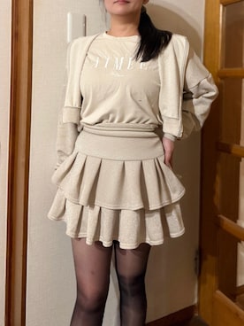 「アイテム（タイツ/ストッキング）」を使った、tsubasa harada    さん（レディース・151cm）の冬コーディネート