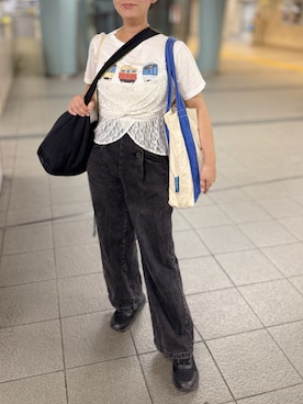 「アイテム（アンサンブル）」を使った、tsubasa harada    さん（レディース・151cm）の秋コーディネート