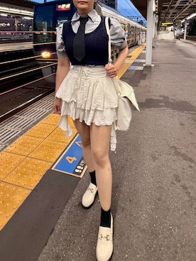 「earth music&ecology（アースミュージックアンドエコロジー）のアイテム」を使った、tsubasa harada    さん（レディース・151cm）の夏コーディネート