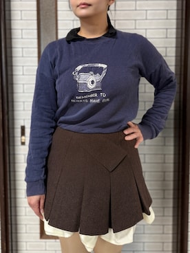 「アイテム（タイツ/ストッキング）」を使った、tsubasa harada    さん（レディース・151cm）の冬コーディネート