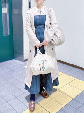 「ハロウィン」｜「アイテム（トレンチコート）」を使った、tsubasa harada    さん（レディース・151cm）の秋コーディネート