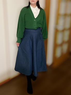 「ごきげんウィーク」｜「アイテム（スカート）」を使った、tsubasa harada    さん（レディース・151cm）の春コーディネート