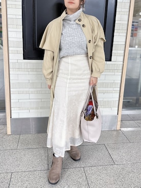 「MAJESTIC LEGON（マジェスティックレゴン）のアイテム（その他アウター）」を使った、tsubasa harada    さん（レディース・151cm）の春コーディネート