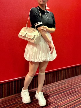 「アイテム（ボストンバッグ）」を使った、tsubasa harada    さん（レディース・151cm）の夏コーディネート