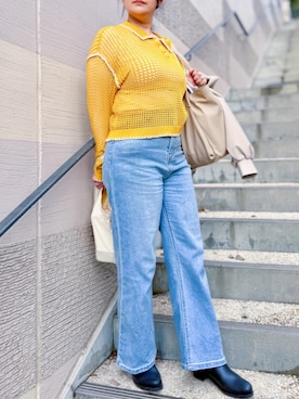 「Avail（アベイル）のアイテム（トップス）」を使った、tsubasa harada    さん（レディース・151cm）の春コーディネート