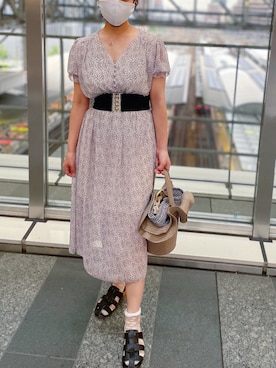 「Perle Peche（ペルルペッシュ）のアイテム」を使った、tsubasa harada    さん（レディース・151cm）の夏コーディネート