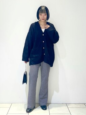 「PAGEBOY（ページボーイ）のチェーンスタッズショルダー（ショルダーバッグ）」を使った、juraさん（レディース・158cm）の秋コーディネート