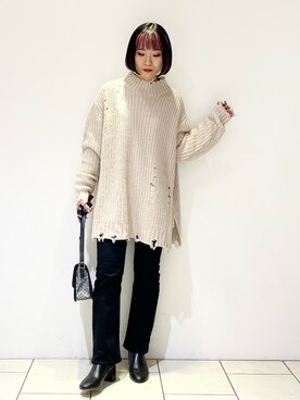 juraさん（レディース・158cm）の冬コーディネート