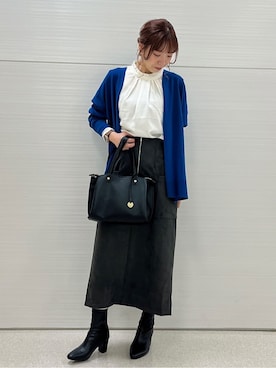 「DRESKIP（ドレスキップ）のアイテム」を使った、Juraさん（レディース・162cm）の秋コーディネート