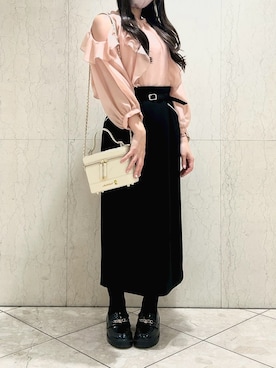 「MISCH MASCH（ミッシュマッシュ）のアイテム」を使った、阪急三番街店さん（レディース・148cm）の春コーディネート