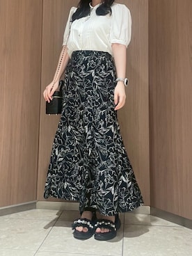 「MISCH MASCH（ミッシュマッシュ）のアイテム」を使った、阪急三番街店さん（レディース・153cm）の春コーディネート