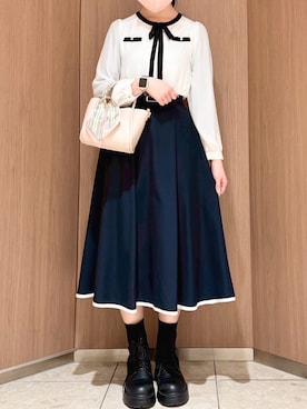 「MISCH MASCH（ミッシュマッシュ）のアイテム」を使った、阪急三番街店さん（レディース・165cm）の春コーディネート