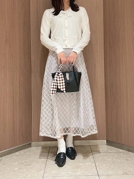 「MISCH MASCH（ミッシュマッシュ）のアイテム」を使った、阪急三番街店さん（レディース・158cm）の春コーディネート