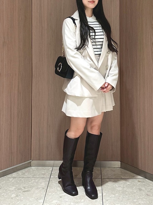 2026春夏新作 ラップタックプリーツミニスカート（スカート）｜MISCH