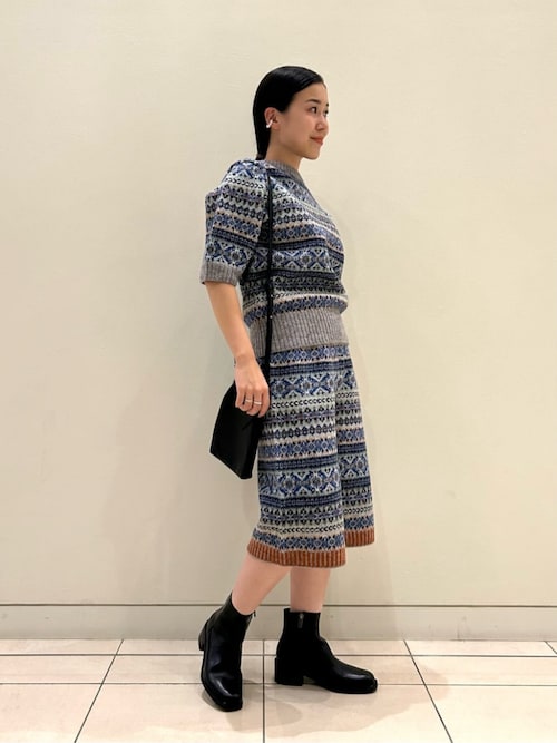 ＜LOEFF＞ブルーバード ジャガード キュロット