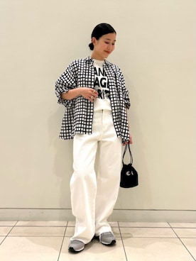「united arrows」｜松尾（matsuo）さん（レディース・154cm）の春コーディネート