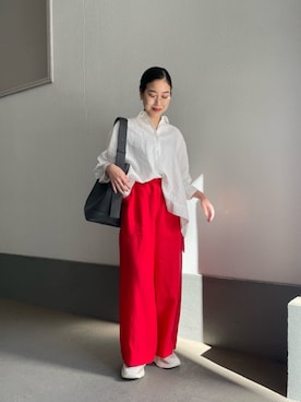 「D.A.T.E.（デイト）のアイテム」を使った、松尾（matsuo）さん（レディース・154cm）の冬コーディネート