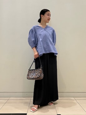 「A VACATION（アヴァケーション）のアイテム」を使った、松尾（matsuo）さん（レディース・154cm）の夏コーディネート