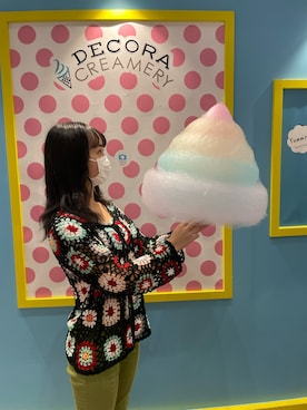 「WC（ダブル シー）のアイテム（カーディガン/ボレロ）」を使った、su__kppさん（レディース・153cm）の夏コーディネート