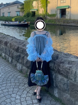 「アイテム（ドレス）」を使った、su__kppさん（レディース・153cm）の夏コーディネート