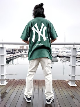 「AVIREX DEPOT」｜浩樹さん（メンズ・173cm）の春コーディネート