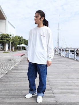 「AVIREX DEPOT」｜浩樹さん（メンズ・173cm）の秋コーディネート