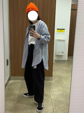 「FTC（エフティーシー）のアイテム（帽子）」を使った、じうさん（レディース・158cm）の秋コーディネート