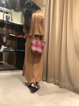 m.さん（レディース・153cm）の夏コーディネート