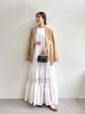 「Drawing Numbers（ドローイング ナンバーズ）のアイテム」を使った、wg_togashiさん（レディース・157cm）の夏コーディネート