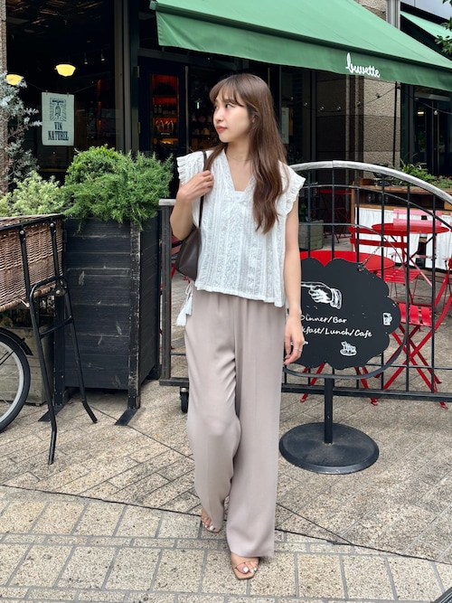 セール】バックサテンジョーゼットパンツ（その他パンツ）｜Whim