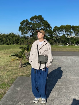 「Gramicci（グラミチ）のアイテム（帽子）」を使った、cool1pinさん（メンズ・173cm）の冬コーディネート