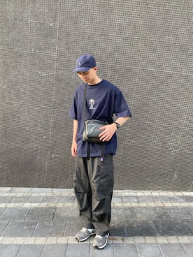 「B-SIDE（ビーサイド）のアイテム」を使った、cool1pinさん（メンズ・173cm）の秋コーディネート