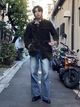 「アイテム（ジャケット/アウター）」を使った、takuyaさん（メンズ・180cm・10代）の冬コーディネート