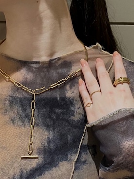 「アイテム（リング）」を使った、CENE STOREさん（レディース・157cm）の夏コーディネート