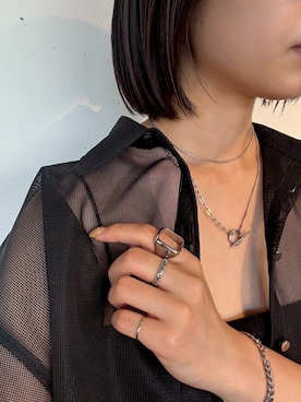 「CENE（セネ）のアイテム」を使った、CENE STOREさん（レディース・157cm）の夏コーディネート