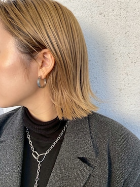 「CENE」｜「アイテム（アクセサリー）」を使った、CENE STOREさん（レディース・157cm）の秋コーディネート